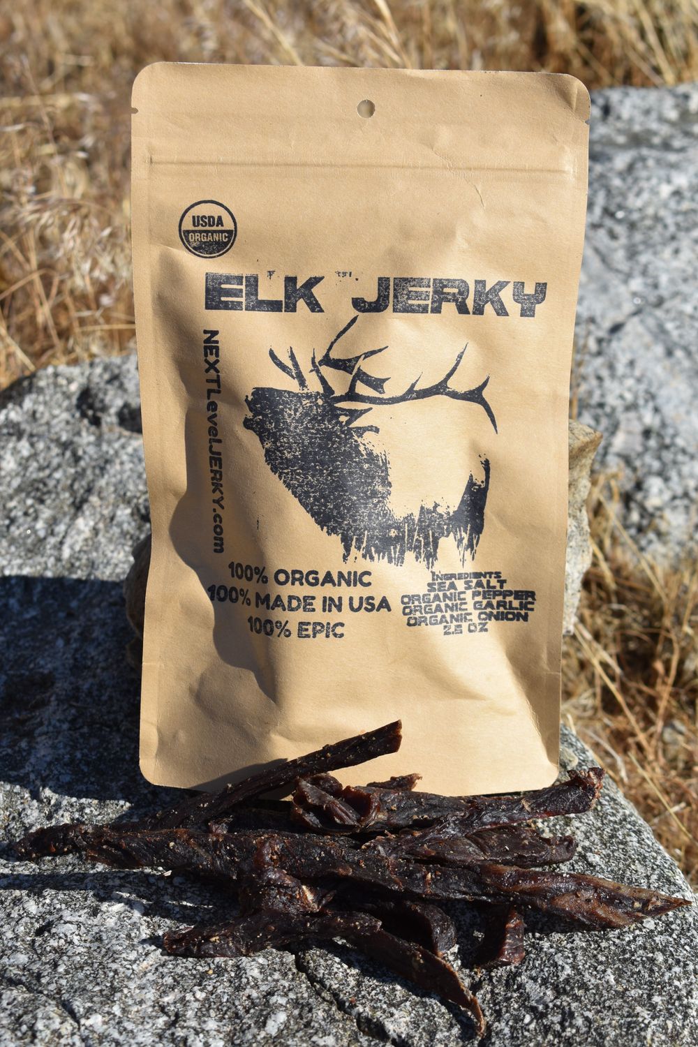PREMIUM GRADE  ELK. JERKY 2.5 OZ