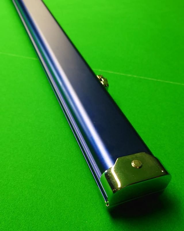 1 piece aluminium case twin slot - Blue