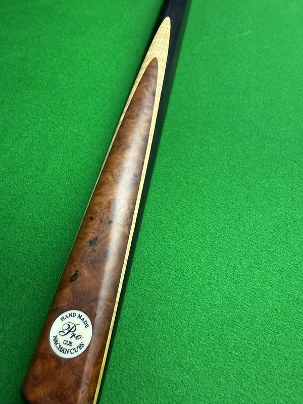 Nachan cues Pro 57” 9.7mm brass ferrule 17oz 17.5” balance 29.7mm butt