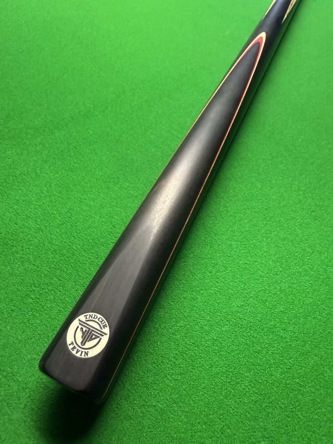 TND cues TEVIN 57.5” 9.4mm brass ferrule 17.9oz 17.3” balance 29.4mm butt