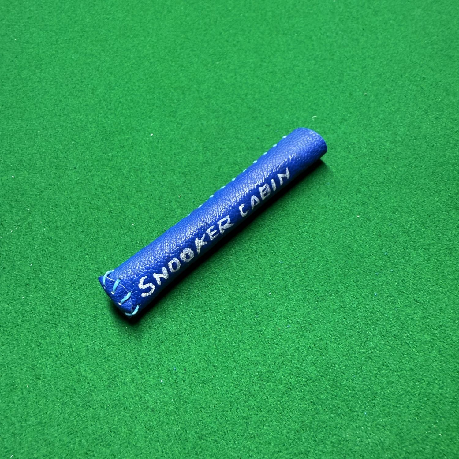 Snooker cabin blue genuine leather tip protector