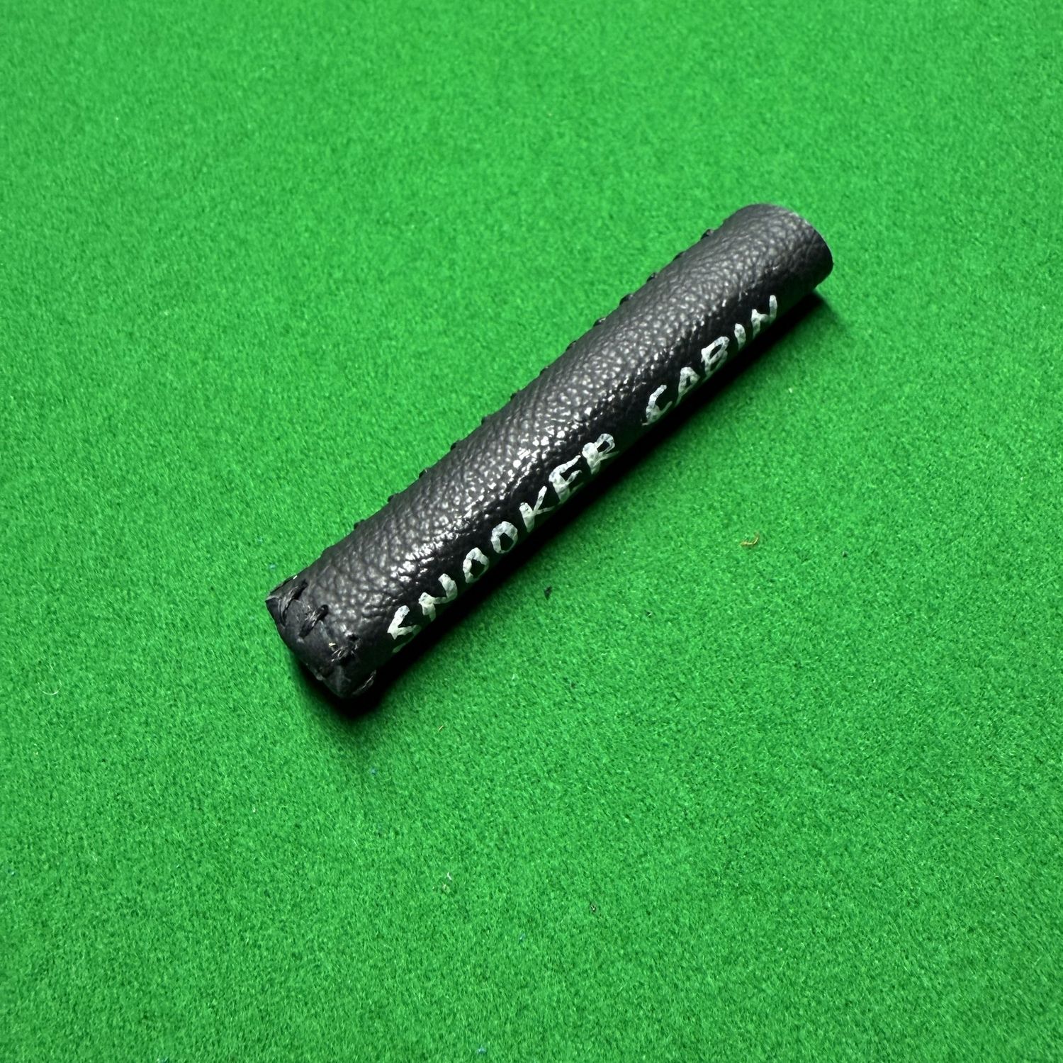 Snooker cabin black genuine leather tip protector