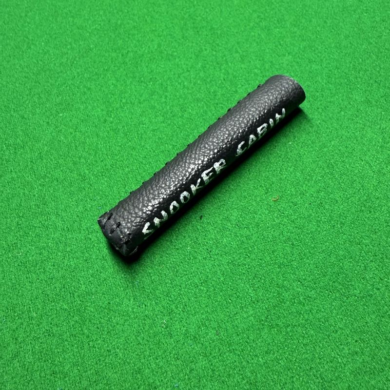 Snooker cabin black genuine leather tip protector