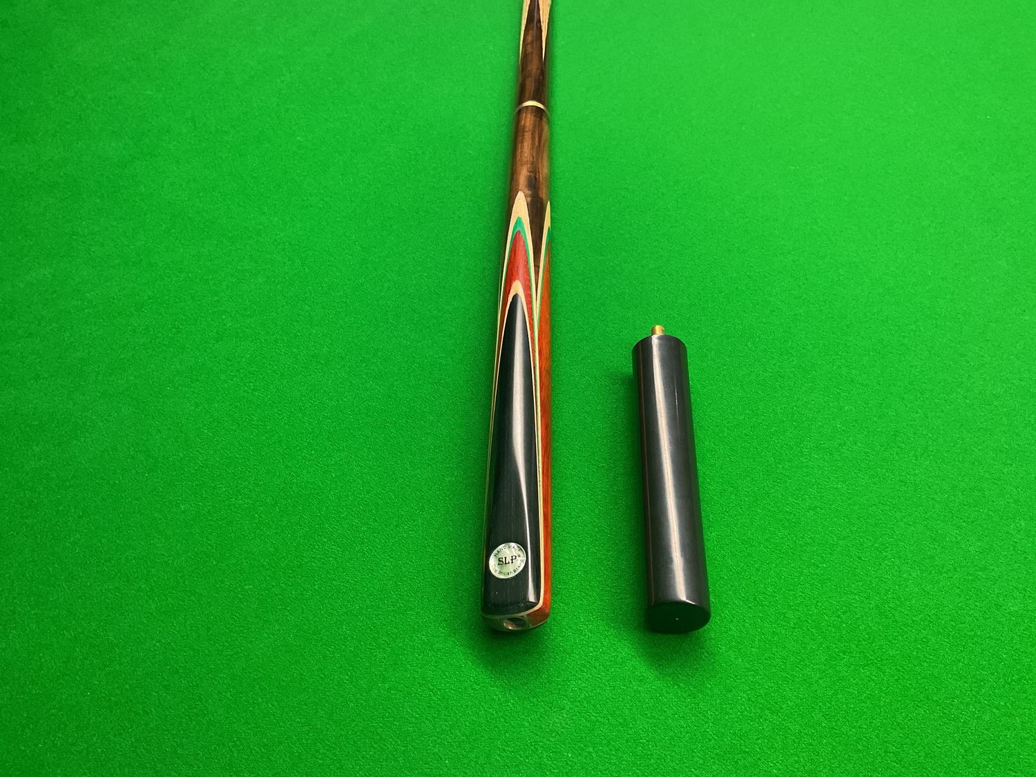 Starter cue + mini butt 57” 9.5mm brass ferrule 16.6oz 16.5” balance 30mm butt