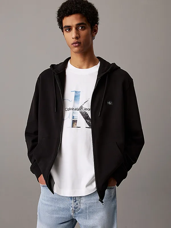 sudadera con cremallera Calvin Klein Jeans