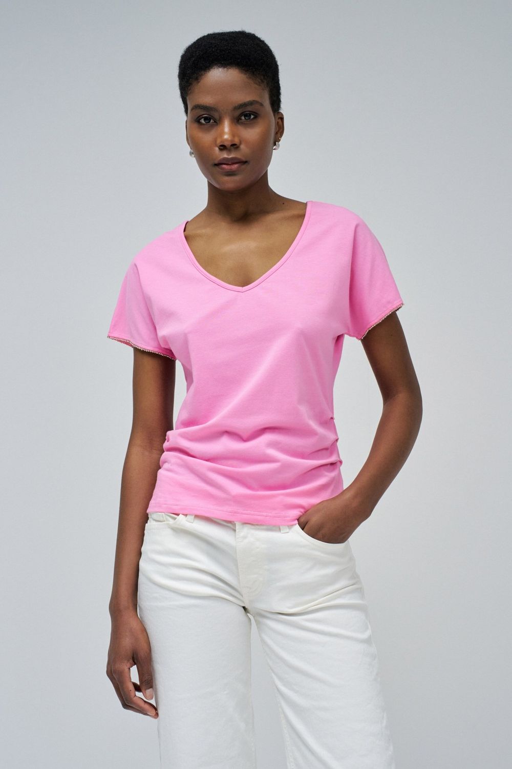 Camiseta Salsa Jeans con frunce