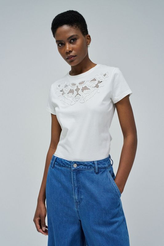 camiseta bordada Salsa Jeans
