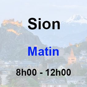 ?Sion | 6 Décembre 2025 | 8h00 -12h00 ?Sion | 6 Décembre 2025 | 8h00 -12h00