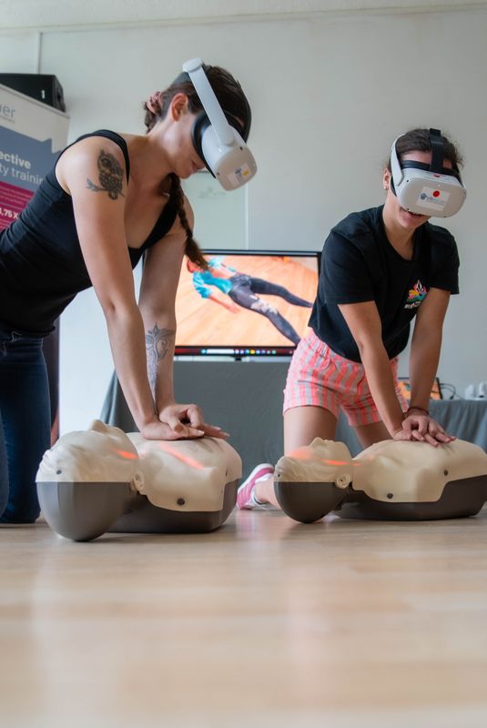 ⛑️ BLS-AED + VR à YVERDON