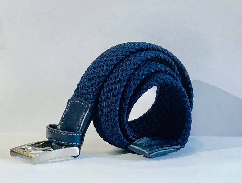 CINTURON TRENZADO ELASTICO