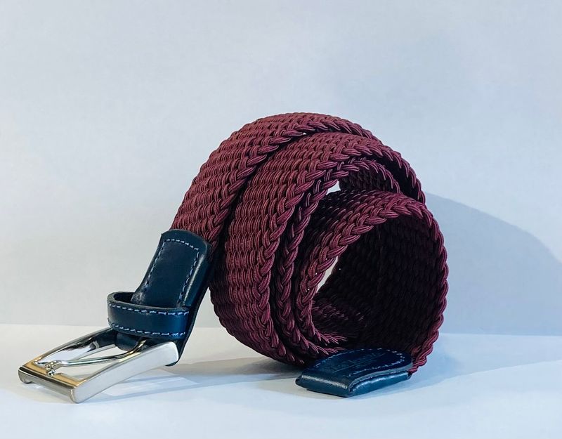 CINTURON TRENZADO ELASTICO