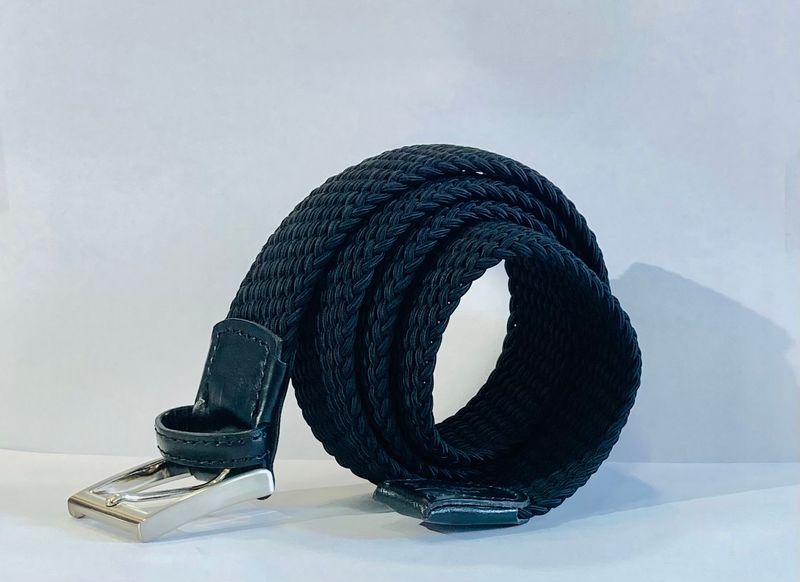 CINTURON TRENZADO ELASTICO