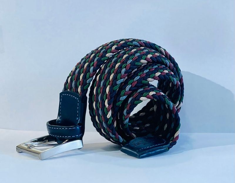 CINTURON TRENZADO ELASTICO