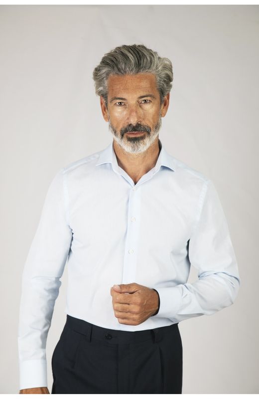 CAMISA VESTIR FIL A FIL ALGODÓN