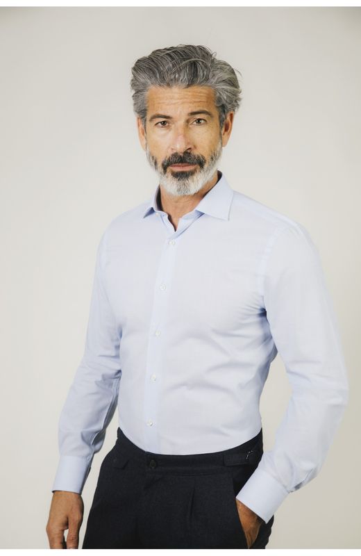 CAMISA VESTIR FIL A FIL ALGODÓN