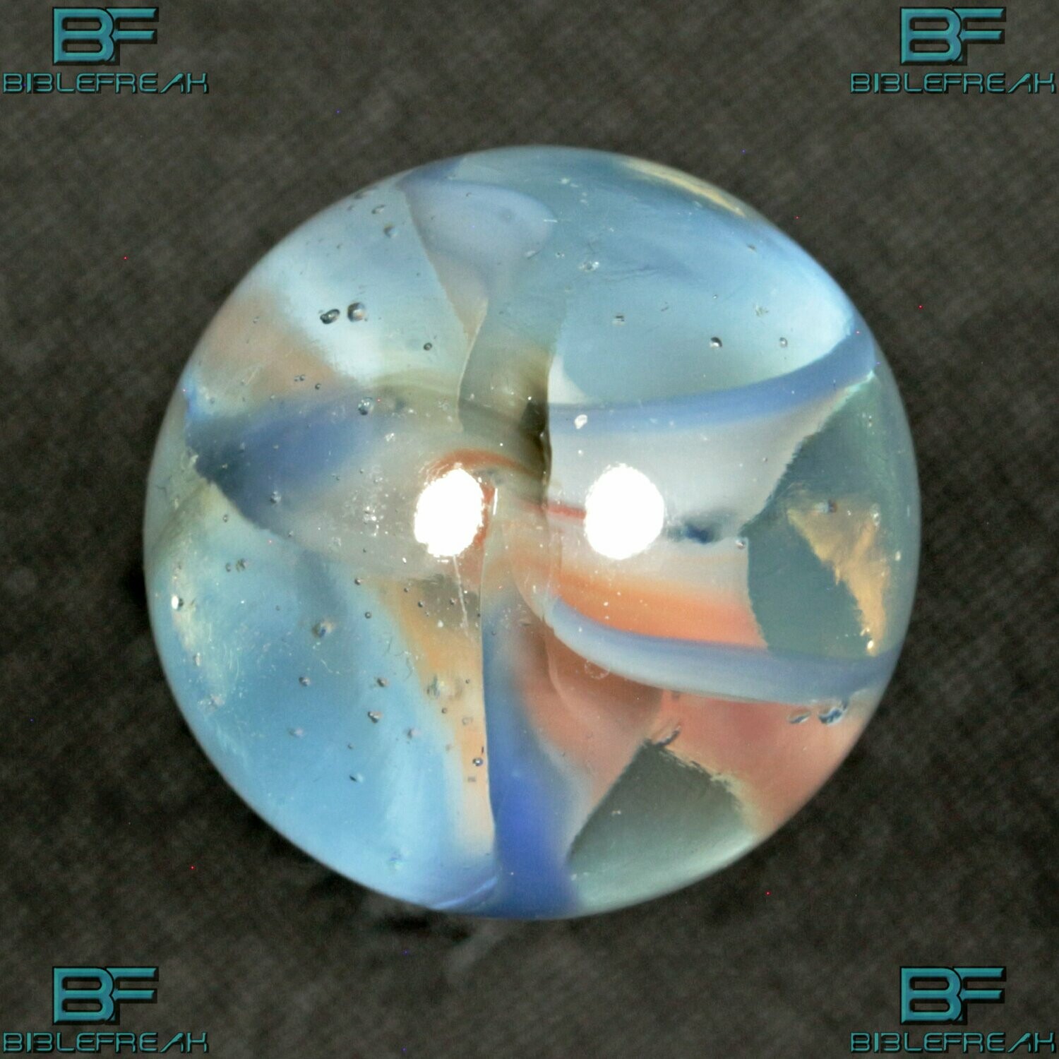 007780 VITRO Hybrid Cat Eye, Mfg 1960&#39;s-1980&#39;s MINT 9.0 5/8&quot; +/-​ w Yellow, Green and White