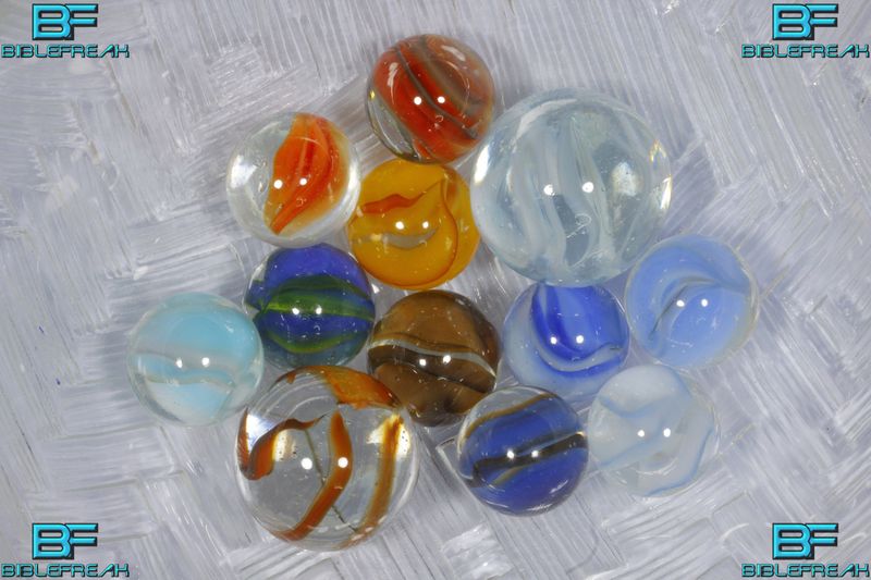000816 VITRO Hybrid Cat Eye, Mfg 1960&#39;s-1980&#39;s NM to MINT 8.9-9.0 5/8&quot; - 7/8&quot; +/-​ Assorted Group