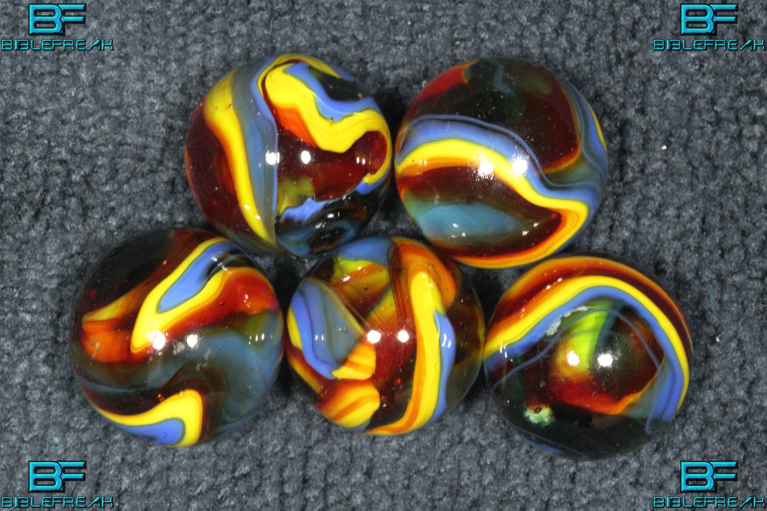 000305 FIVE (5) 2014 D.A.S. FFABB ABLAZE &quot;SUPERMAN&quot; MINT 9.0 3/4&quot; +/-