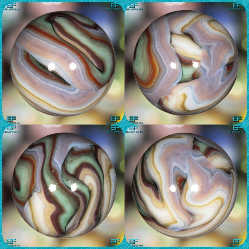 000596 ONE (1) JABO 2010 ODYSSEY (PLUS) PURPLE SWIRL MINT 9.0 11/16&quot; +/-
