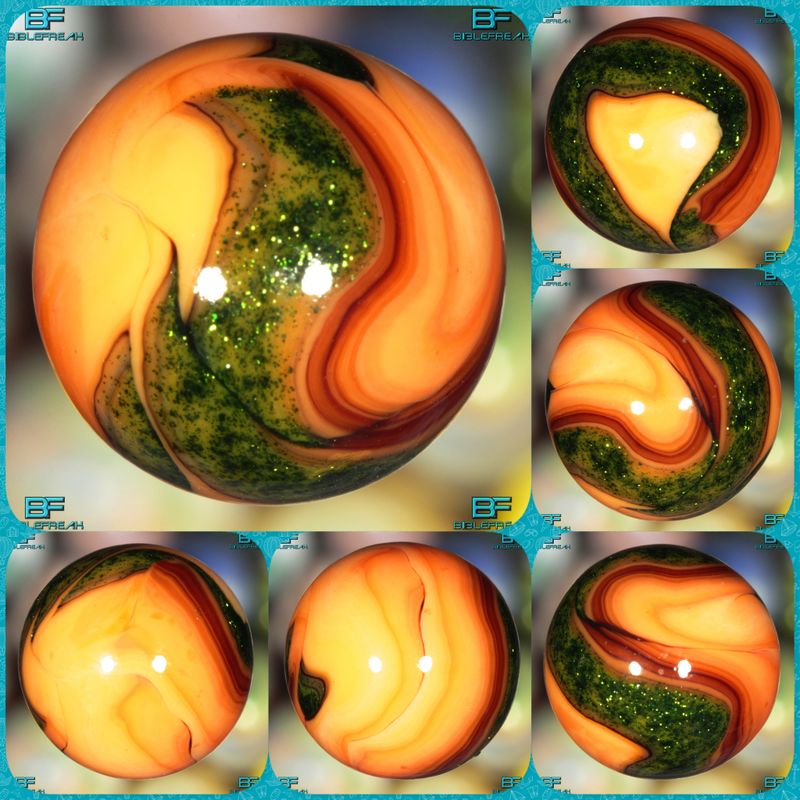 000632 ONE (1) JABO 2008 TRIBUTE RUN ORANGE AVENTURINE MINT 9.0 3/4&quot; +/-