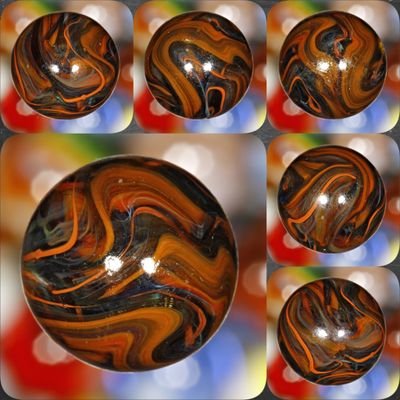 001808 One (1) JABO 2009 Ultra Run 11/16&quot; +/- MINT 9.0 Marble