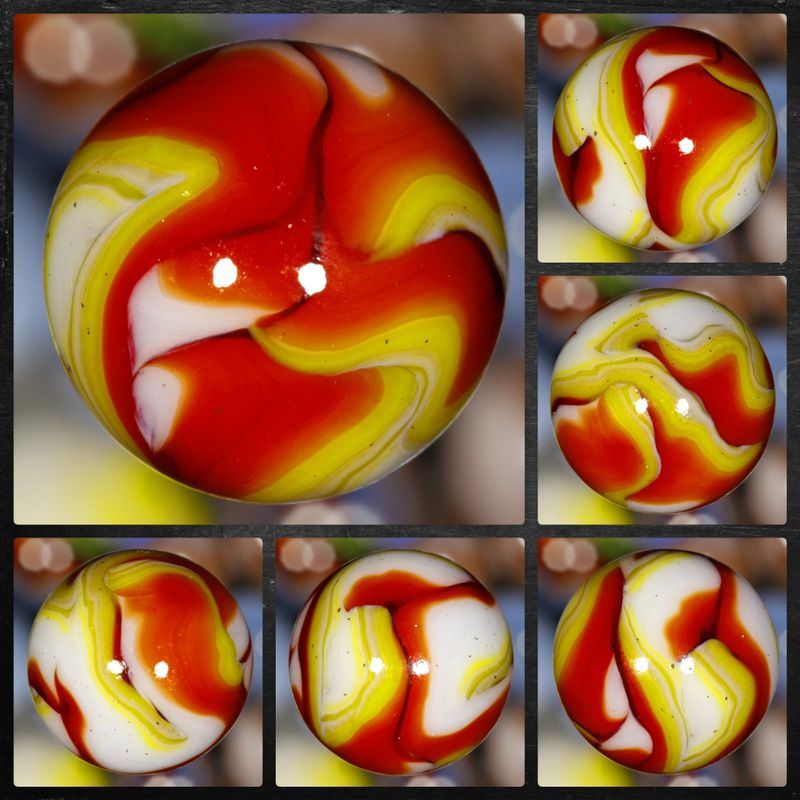 002781 ONE (1) JABO 2011 MEGANS MEMORIAL RUN RED AND YELLOW MINT 9.0 3/4&quot; +/-