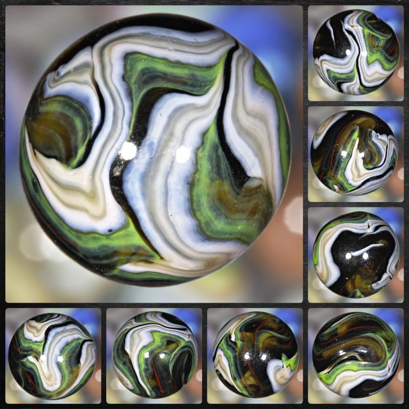 003164 One (1) JABO 2009 Ultra Run 3/4" +/- NEAR MINT 8.9 Marble