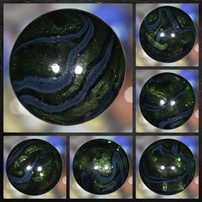 003156 JABO March Madness Run 2009 Snake Blue + Green Aventurine MINT 9.0 3/4&quot; +/-