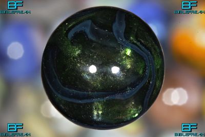 003156 JABO March Madness Run 2009 Snake Blue + Green Aventurine MINT 9.0 3/4" +/-