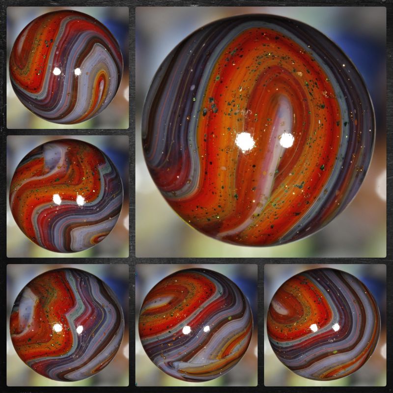 003219 ONE (1) 2017 D.A.S. Memorial Day Run MINT 9.0 11/16" +/- Marbles