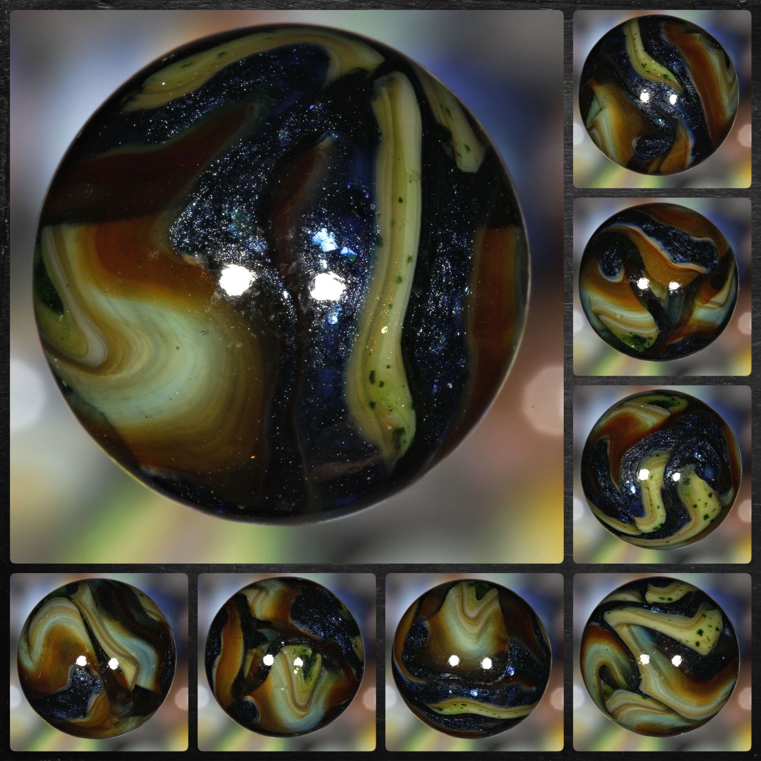 003193 One (1) JABO 2009 March Madness Run 3/4" +/- MINT 9.0 Marble