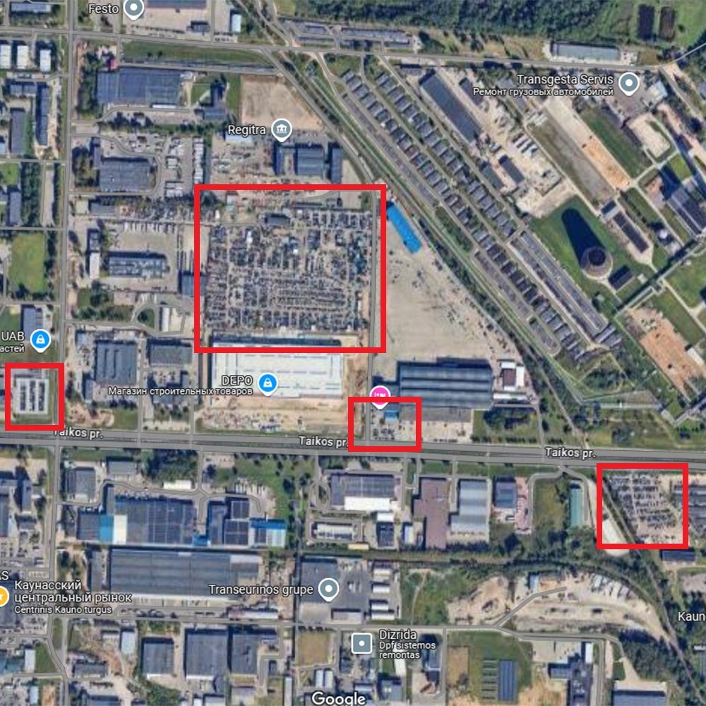 Осмотр 1 автомобиля город КАУНАС