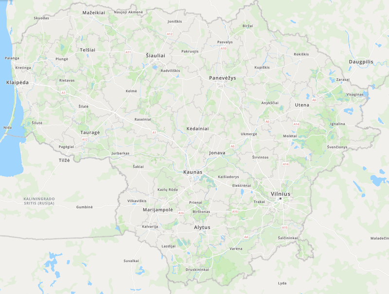 Осмотр одного согласованного автомобиля в согласованном месте в Литве
