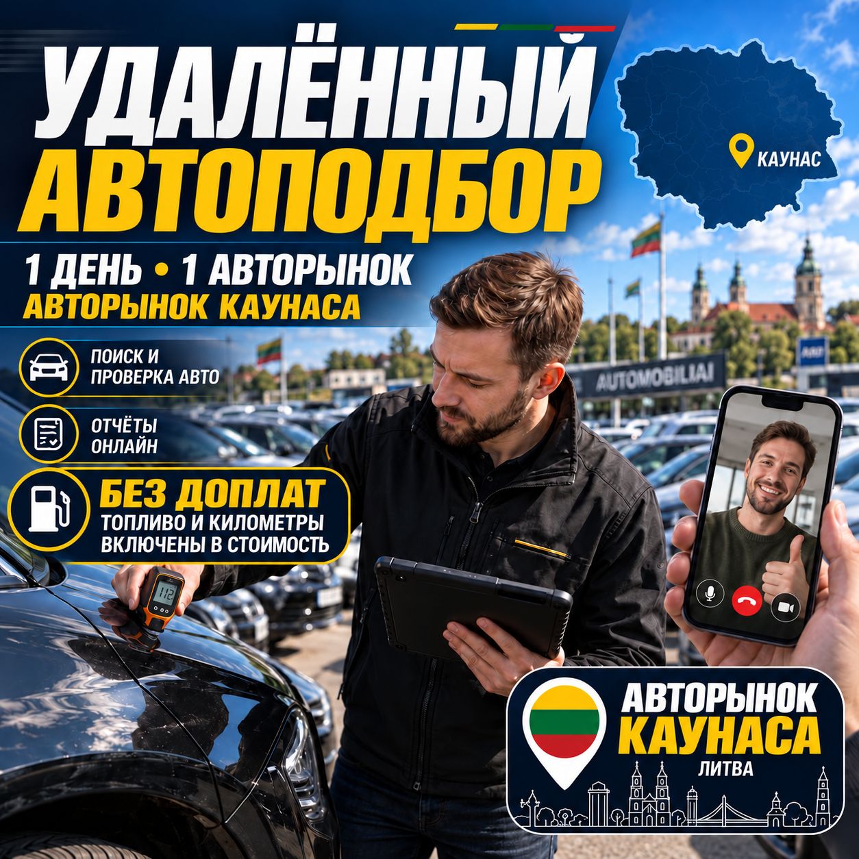 Автоподбор автомобиля в Литве проверка диагностика электронная проверка в Латвию в Польшу в Украину в Беларусь