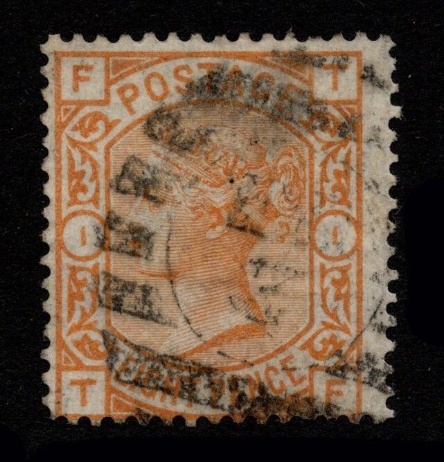 1876 8d ORANGE, SG 156, GOOD USED, CAT. £350 1876 8d ORANGE, SG 156, GOOD USED, CAT. £350