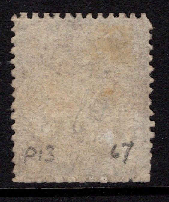 TRINIDAD 1862-63 1d BRIGHT MAUVE BRITANNIA, SG 67, NICELY USED, CAT. £375