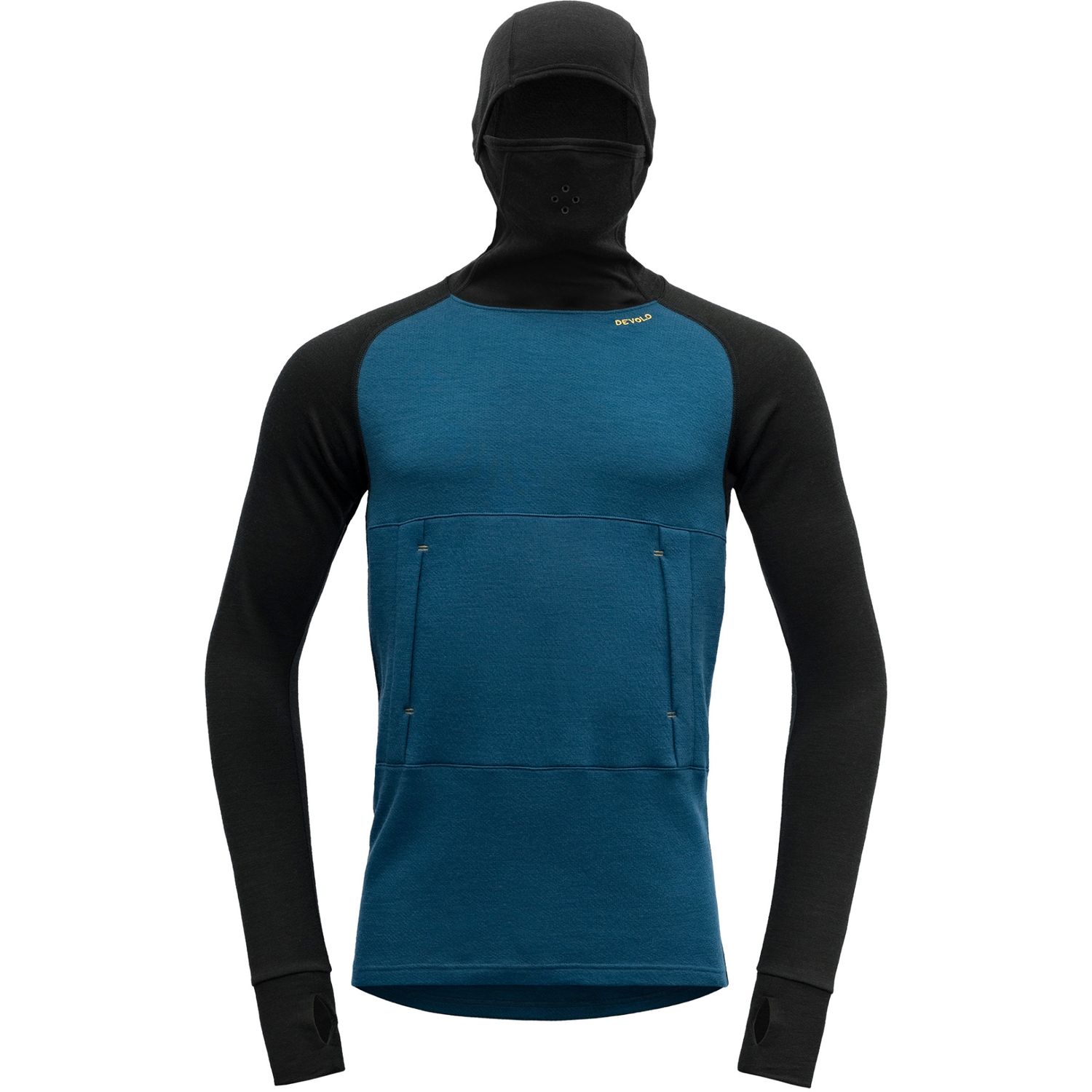 Devold Expedition Merino 235 Man Arctic Hoodie, Size: Small, Colour: Flood/Black