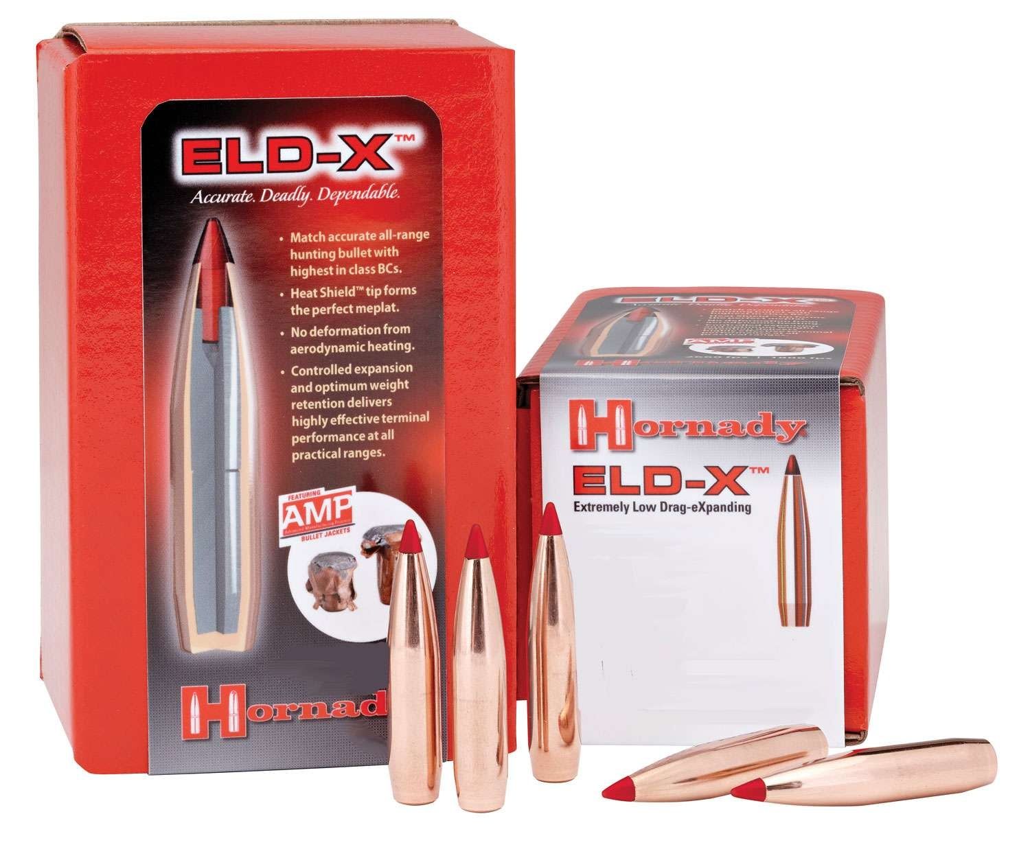 Hornady ELD-X (Extremely Low Drag - eXpanding) Bullets, Caliber: 25 Cal .257 110 Grain