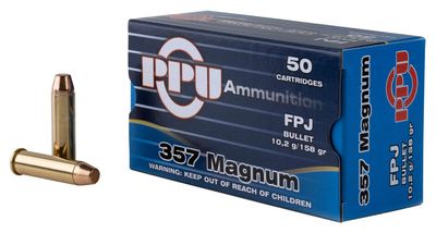 PPU 357 Mag 158 Grain JHP 50/box