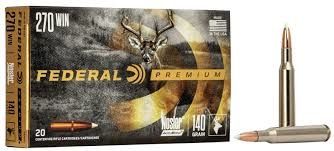 Federal Premium 270 Win 140 Grain Nosler AccuBond