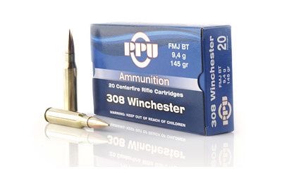 PPU 308 Win 145 Grain  g FMJ BT
