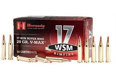 Hornady 17 WSM 20 V-Max