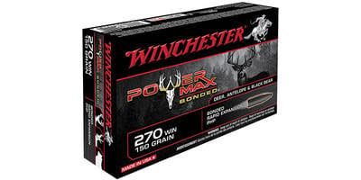 Winchester 270 Winchester 150 Grain Super-X Power Max Bonded Hollow Point