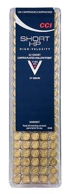 CCI 22 Short 27 Grain HP