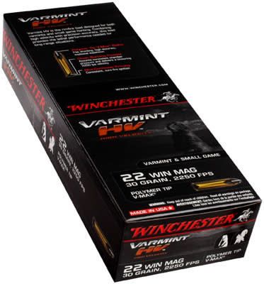 Winchester 22 Mag 30 V-Max