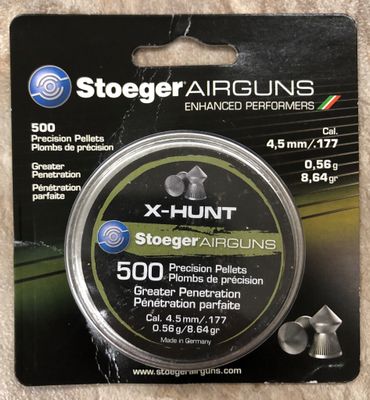 Stoeger .177 X-Hunt Pellets 500/Pack