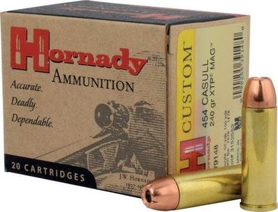 Hornady Custom 454 Casull 240 XTP MAG