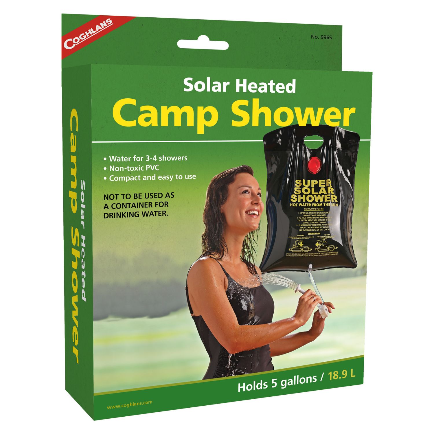 Coghlan&#39;s Solar Camp Shower, 5 Gallons (22.7 Litres)