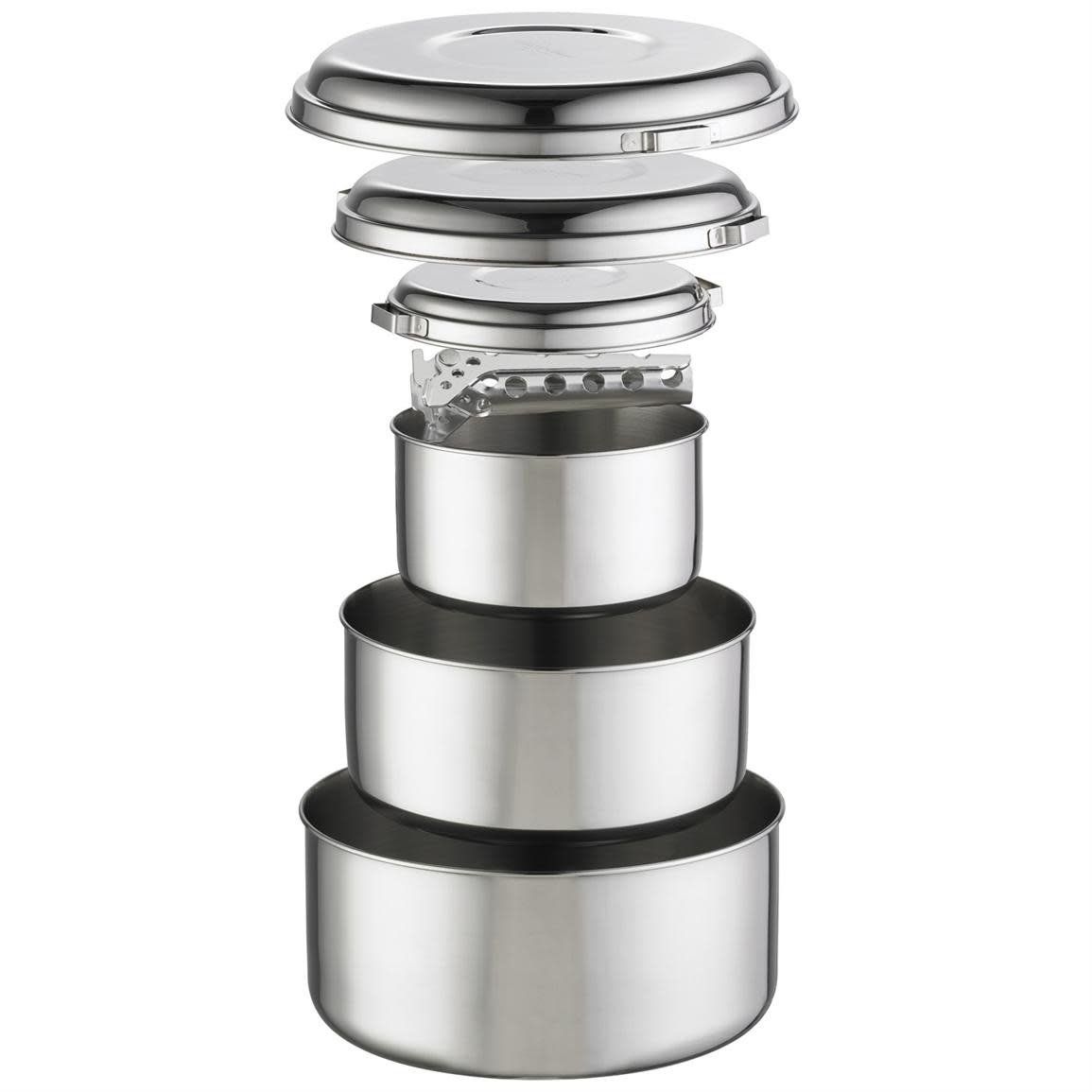 MSR Alpine Stainless Steel 4-Pot Set