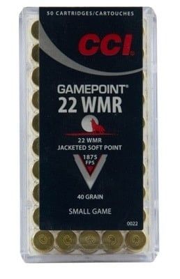 CCI 22 Mag 40 Grain Gamepoint